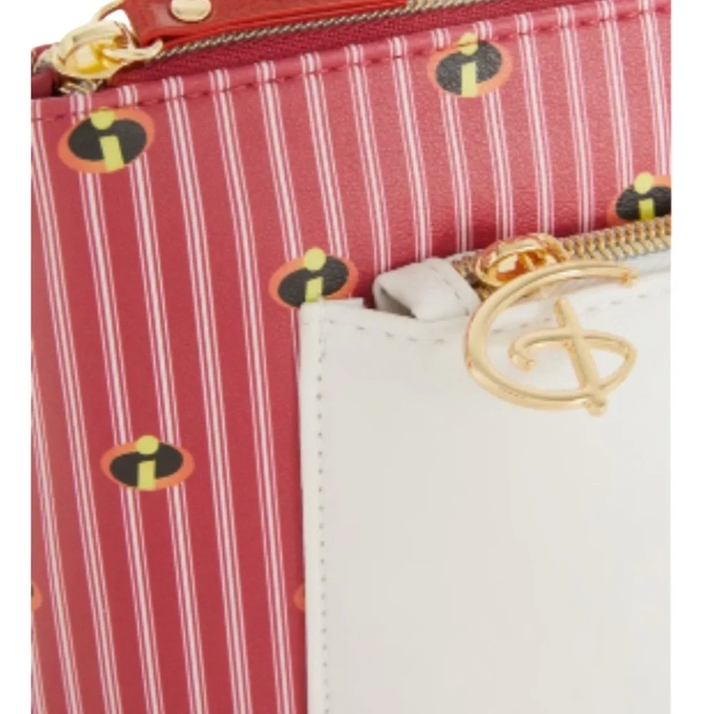 Primark x Pixar The Incredibles Red and White Stripe Toiletry Bag